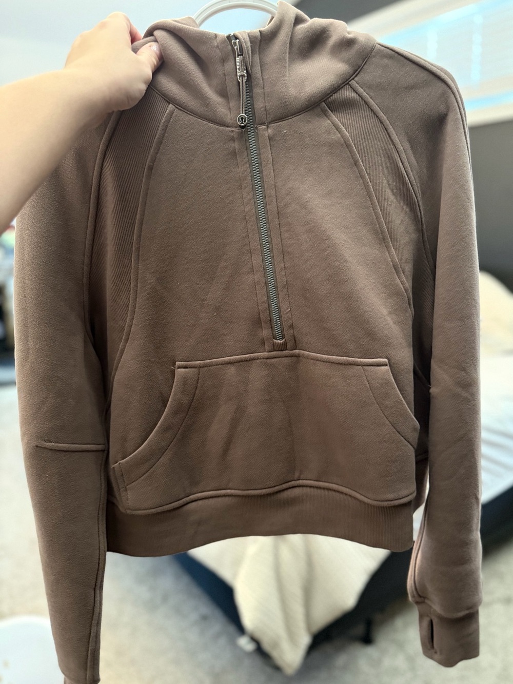 Lululemon | Oversized Half-Zip Scuba in Nomad | M/L